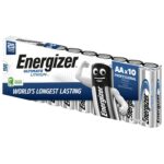 Energizer Battery AA/LR6 Ultimate Lithiu 10-Pack 636900 (10-Pack)