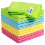 MR.SIGA Microfiber Cleaning Cloth,Pack of 12,Size:12.6" x 12.6"