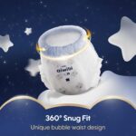 AIWIBI Ultimate Comfort Overnight Nappy Pants, Size 4, 360 Pull-On Disposable Baby Nappy Pants,Super Absorbent 88 Count (9-14 kg), Nighttime Underwear - Image 4